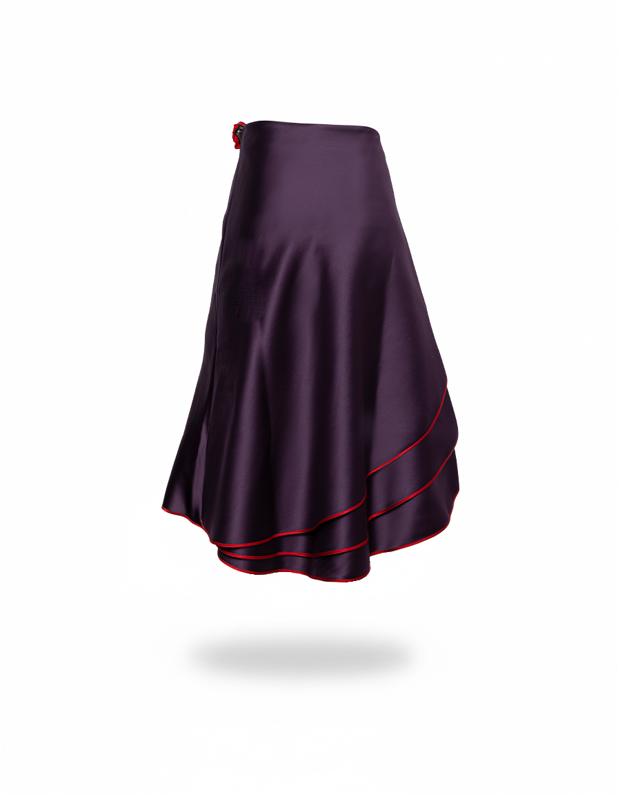 【スカート】宇宙で舞う薔薇