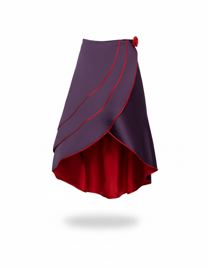 【スカート】宇宙で舞う薔薇